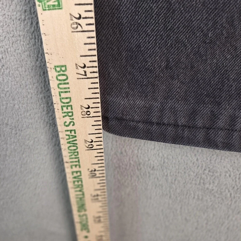 VTG Levis 501 Jeans Mens 31x32‎ (Fits 26x28) Black Denim Button Made In USA 90s
